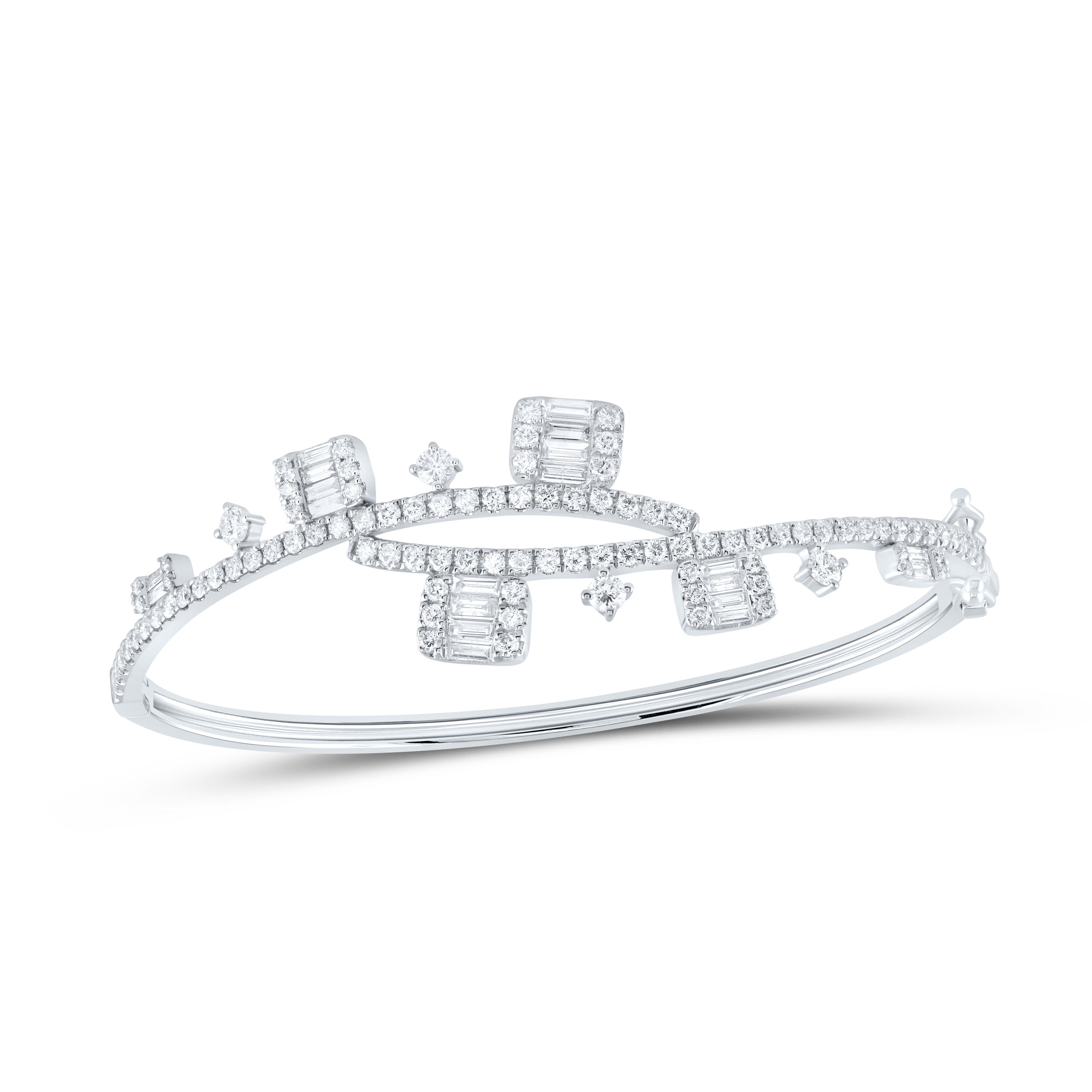 2 1/2CTW-DIA ANA M FASHION BANGLE(50X60MM)