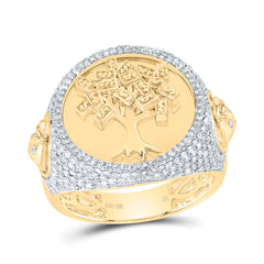 1 1/5CTW-DIA NK MONEY TREE MENS RING