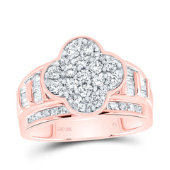 1 1/4CTW-DIA NK FASHION CLOVER RING