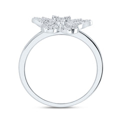 1/4CTW-DIA NK FASHION BUTTERFLY RING