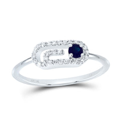 1/8CTW-DIA CN 3MM RD-BS NAT GEM PAPER CLIP RING