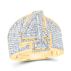 1 1/2CTW-DIA P1 NUMBER "4" MEN'S RING