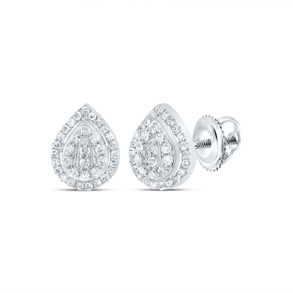 1/5CTW-DIA P1 GIFT PEAR STUD EARRING