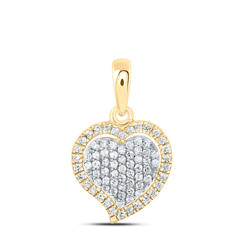 1/5CTW-DIA P1 GIFT HEART PENDANT