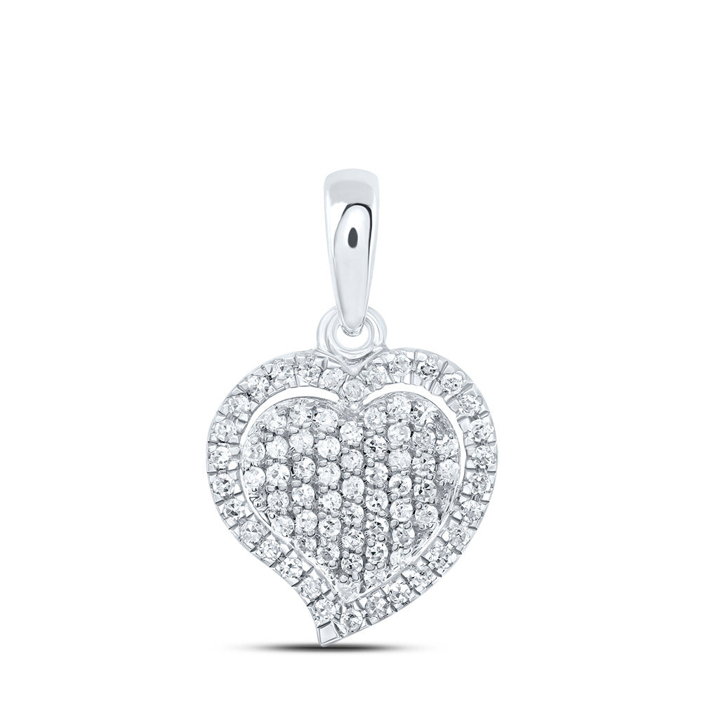1/5CTW-DIA P1 GIFT HEART PENDANT