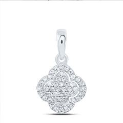 1/6CTW-DIA P1 GIFT CLOVER PENDANT