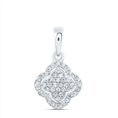 1/6CTW-DIA P1 GIFT CLOVER PENDANT