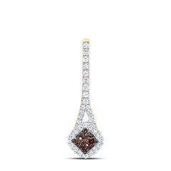 1/4CTW-DIA P1 GIFT COGNAC NATURAL DIAMOND PENDANT