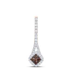 1/4CTW-DIA P1 GIFT COGNAC NATURAL DIAMOND PENDANT