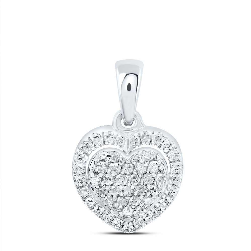 1/5CTW-DIA P1 GIFT HEART PENDANT