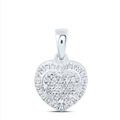 1/5CTW-DIA P1 GIFT HEART PENDANT