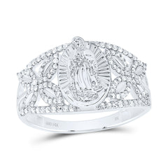 1/3CTW-DIA NK FASHION VIRGIN MOTHER MARY OVAL LADIES RING