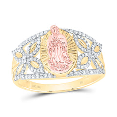 1/3CTW-DIA NK FASHION VIRGIN MOTHER MARY OVAL LADIES RING