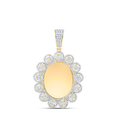 1 5/8CTW-DIA NK MEMORY ROUND MENS CHARM