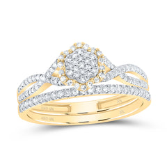 1/3CTW-DIA NK FASHION FLOWER BRIDAL SET