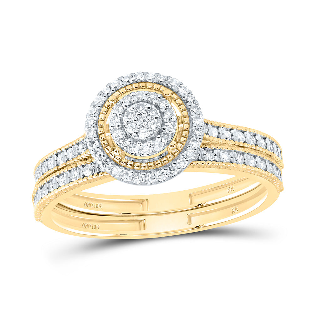 1/3CTW-DIA NK FASHION ROUND BRIDAL SET