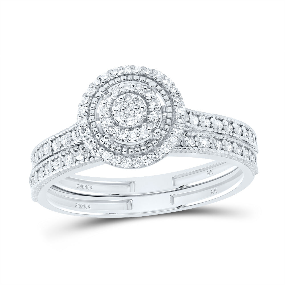 1/3CTW-DIA NK FASHION ROUND BRIDAL SET