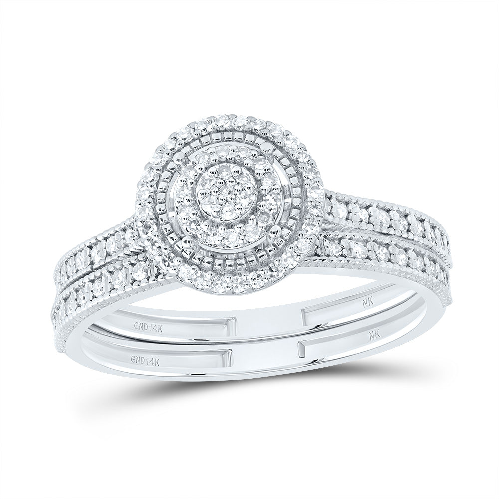 1/3CTW-DIA NK FASHION ROUND BRIDAL SET