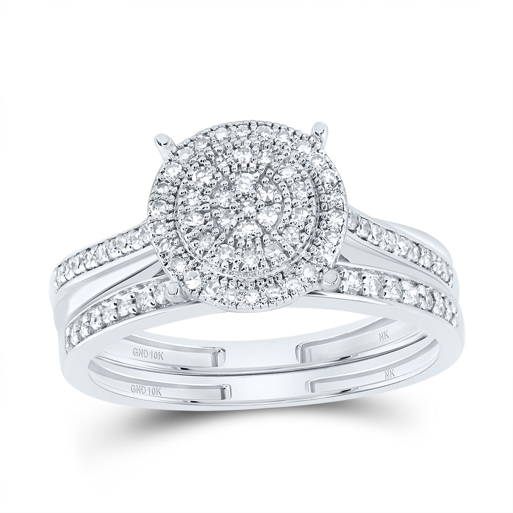 1/3CTW-DIA NK FASHION ROUND BRIDAL SET