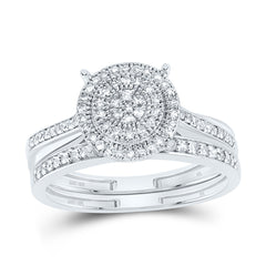1/3CTW-DIA NK FASHION ROUND BRIDAL SET