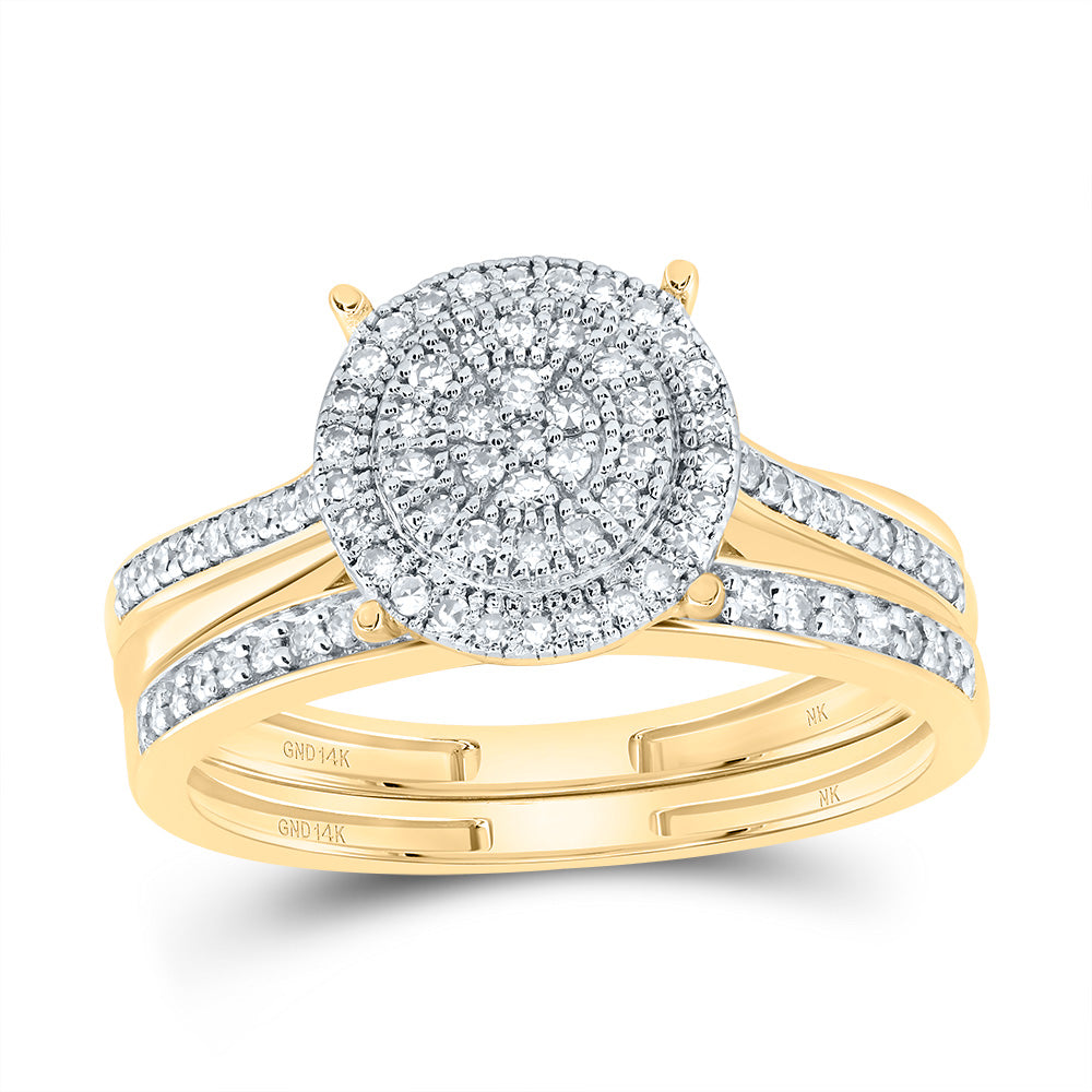 1/3CTW-DIA NK FASHION ROUND BRIDAL SET
