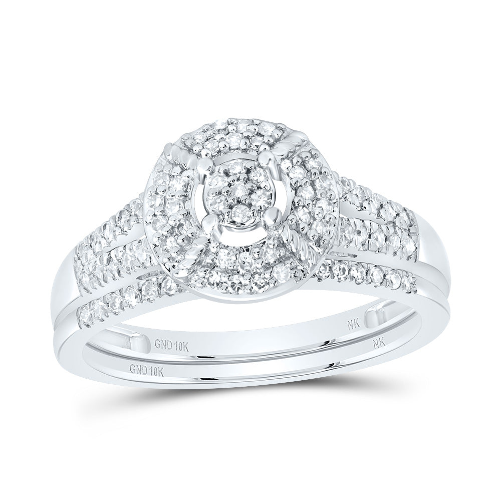 1/3CTW-DIA NK FASHION ROUND BRIDAL SET