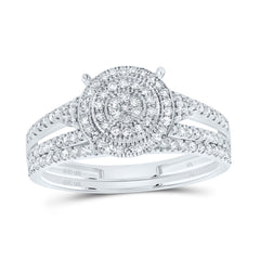 1/2CTW-DIA NK FASHION ROUND BRIDAL SET