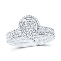 1/2CTW-DIA NK FASHION OVAL BRIDAL SET