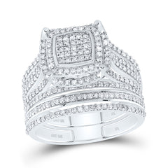 1 CTW-DIA NK FASHION CUSHION BRIDAL SET
