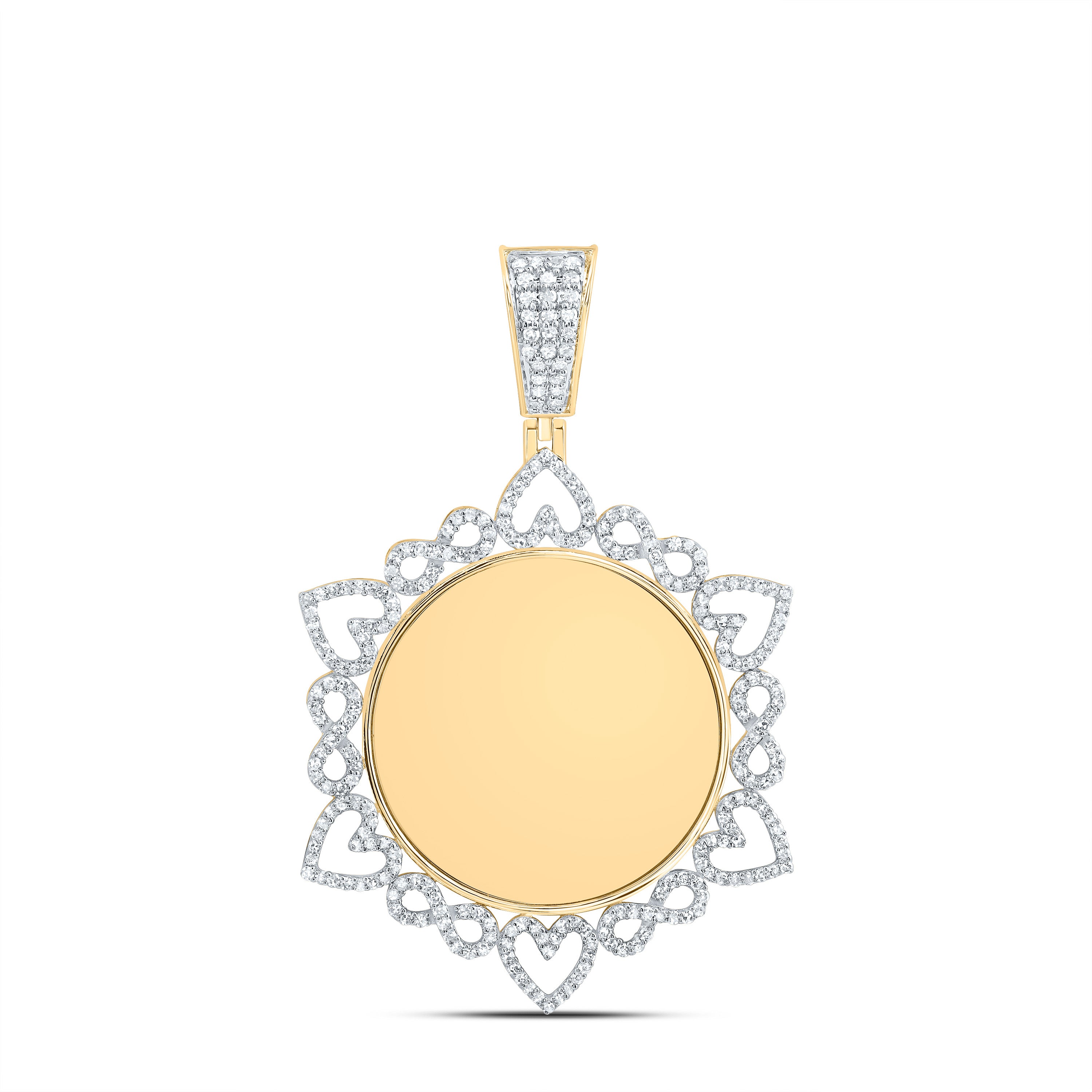 1 CTW-DIA NK MEMORY INFINITY HEART MENS CHARM