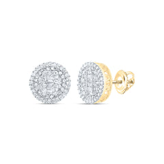 5/8CTW-DIA NK FASHION ROUND STUD EARRING