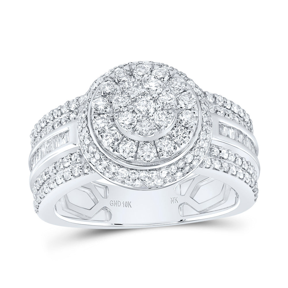 1 1/4CTW-DIA NK FASHION ROUND LADIES RING