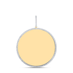 3 3/8CTW-DIA NK MEMORY ROUND MENS CHARM