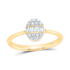 1/4CTW-DIA ANA M FASHION OVAL RING