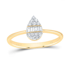 1/5CTW-DIA ANA M FASHION PEAR RING