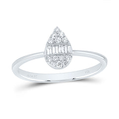 1/5CTW-DIA ANA M FASHION PEAR RING