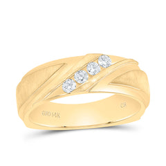 1/4CTW-DIA CN MENS  MACHINE-SET BAND