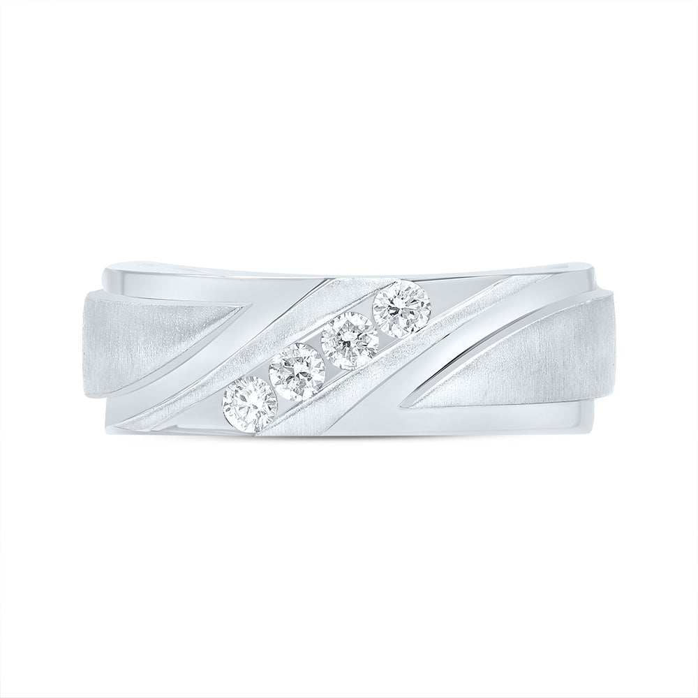 1/4CTW-DIA CN MENS MACHINE-SET BAND
