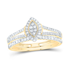 1/3CTW-DIA NK FASHION MARQUISE BRIDAL SET
