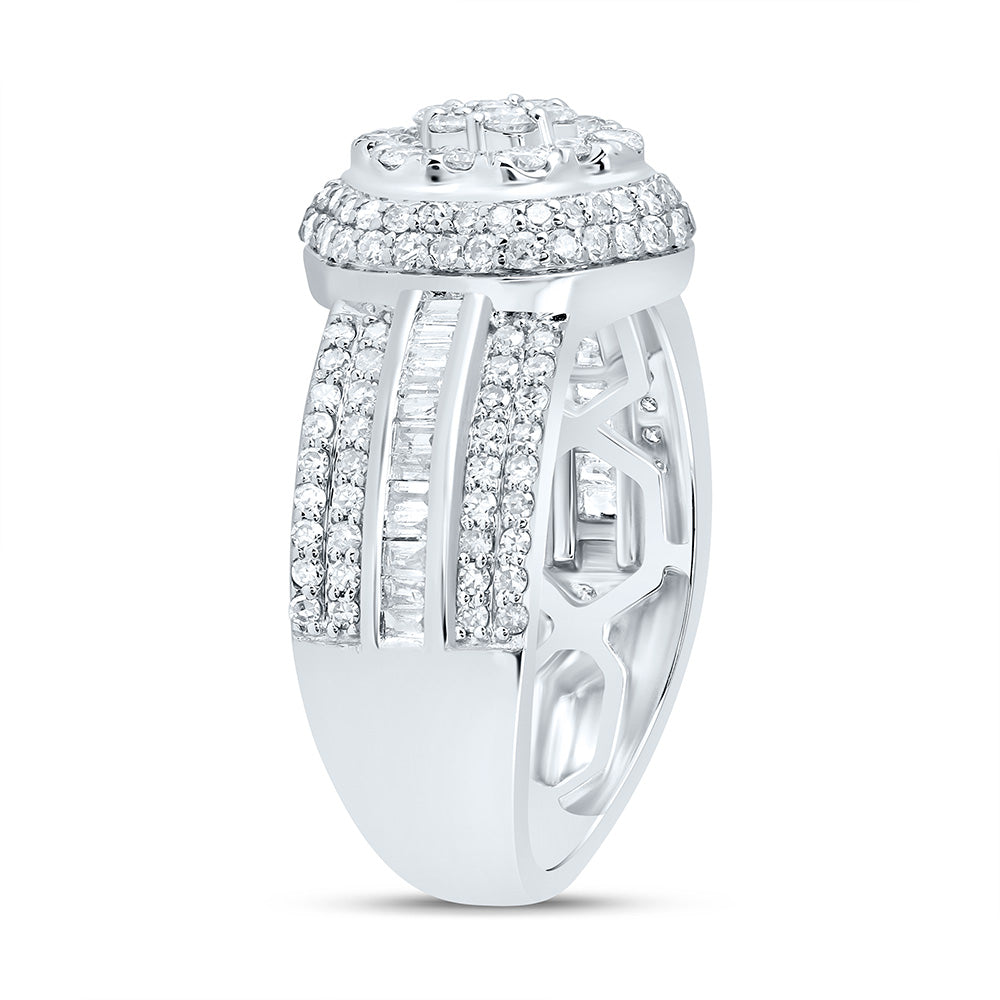 1CTW-DIA NK FASHION FLOWER RING
