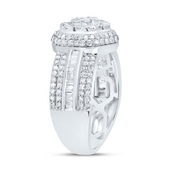 1CTW-DIA NK FASHION FLOWER RING