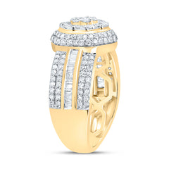 1CTW-DIA NK FASHION FLOWER RING