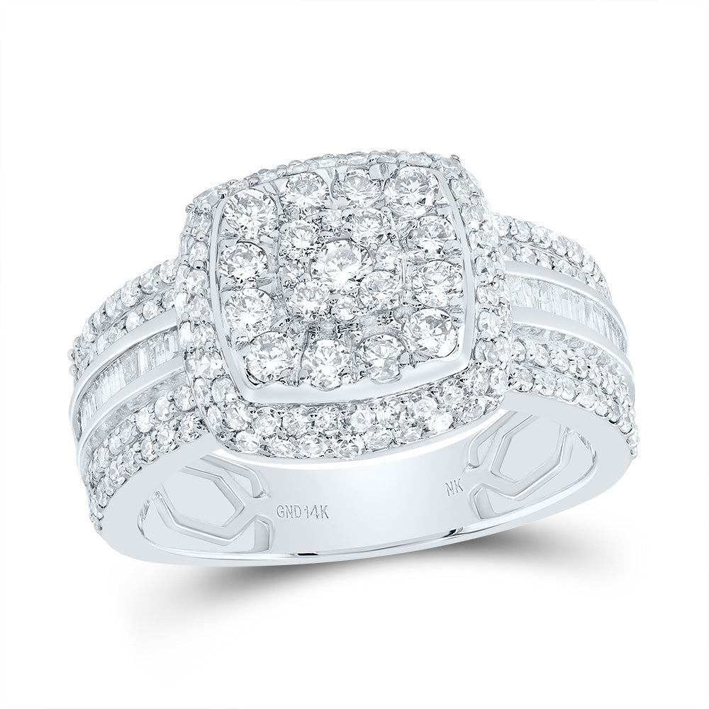 1 1/3CTW-DIA NK FASHION CUSHION RING