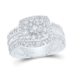 1 1/3CTW-DIA NK FASHION CUSHION RING