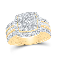 1 1/3CTW-DIA NK FASHION CUSHION RING