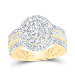 1 1/4CTW-DIA NK FASHION OVAL RING