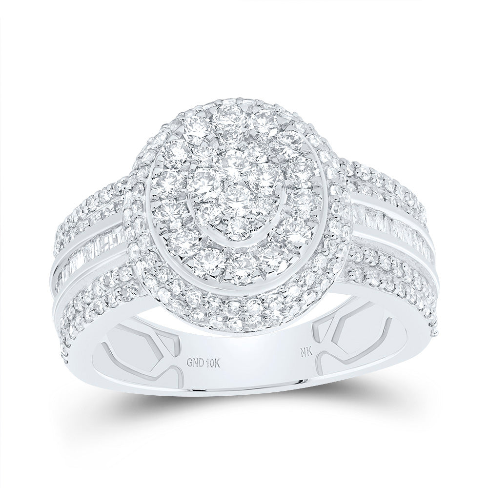 1 1/4CTW-DIA NK FASHION OVAL RING