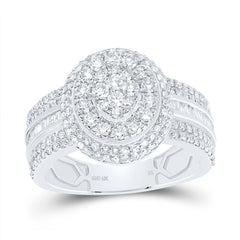 1 1/4CTW-DIA NK FASHION OVAL RING