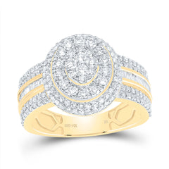 1 1/4CTW-DIA NK FASHION OVAL RING