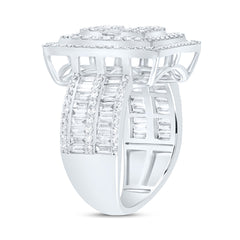 1 7/8CTW-DIA ANA M FASHION SQUARE BAGUETTE BRIDAL RING